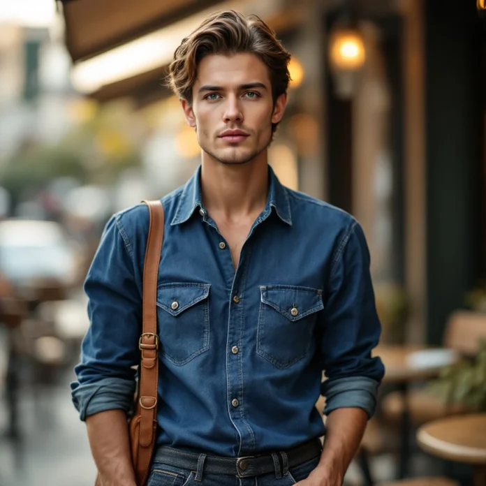 Comment porter la chemise en jean avec élégance et style Chemise en jean élégante