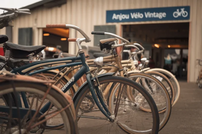 Vélos vintage et tenues d'époque, le cœur du rendez-vous: Le décor est central. Vélos anciens, style vintage, et costumes font partie de l'identité d'Anjou Vélo Vintage. La dimension visuelle compte autant que le coup de pédale. On vient aussi pour 