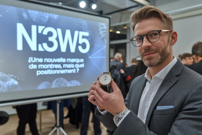 François-Henri Bennahmias lance N3W5 : sa nouvelle marque de montres et sa stratégie post-Audemars Piguet N3W5: une nouvelle marque de montres, mais quel positionnement?: Le lancement de N3W5 renvoie à une question simple que se posent les amateurs comme les curieux: qu'est-ce qui peut encore distinguer une nouvelle marque sur un marché saturé d'histoires, d'éditions l - illustration
