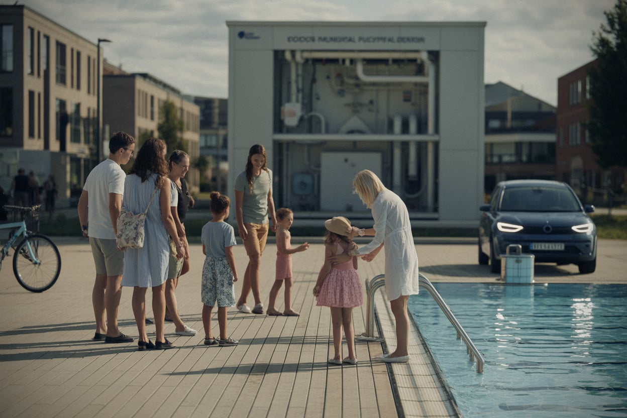 Fréquentation estivale et accueil des familles à la piscine de Beaulieu-sur-Dordogne