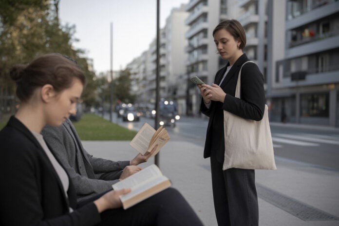 66edf7a831c16dd9 En 2026, 1 à 2 heures, lectures en public « sans écran » en parc, café ou librairie, ce cadre social surprend les accros au téléphone