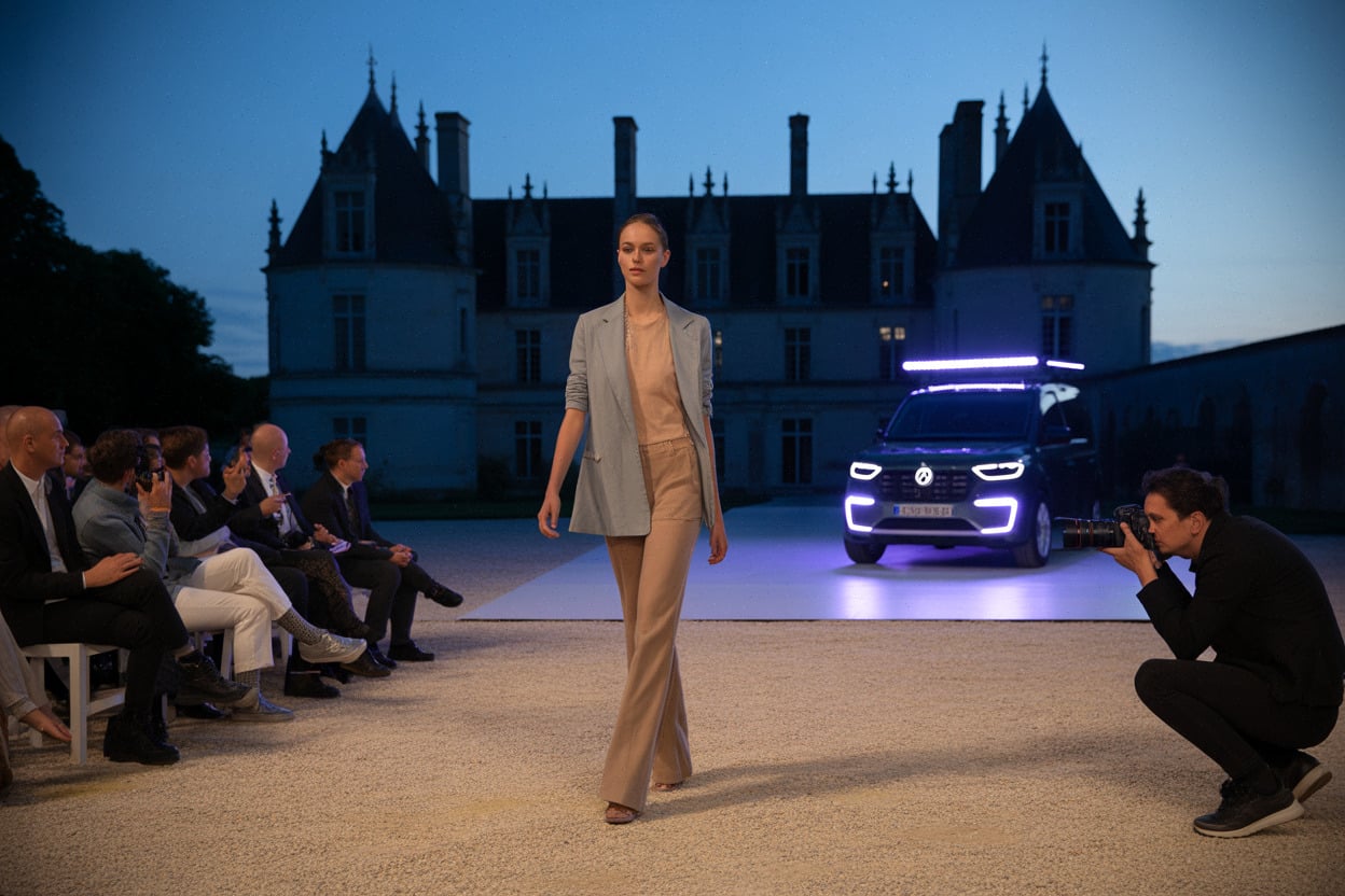 Défilé de mode au château du Cayrou à Puy-l’Évêque