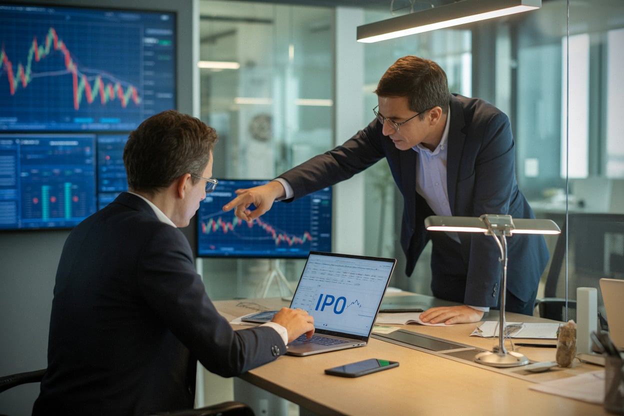 Salle de rédaction financière analysant l’introduction en Bourse de Shein en 2026