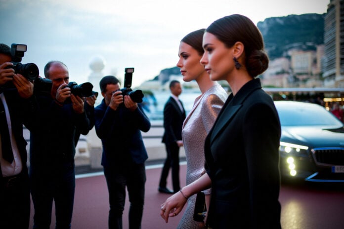 dda162e7edffa5ee À Monaco, Caroline de Hanovre et Charlotte Casiraghi intriguent par leur ressemblance