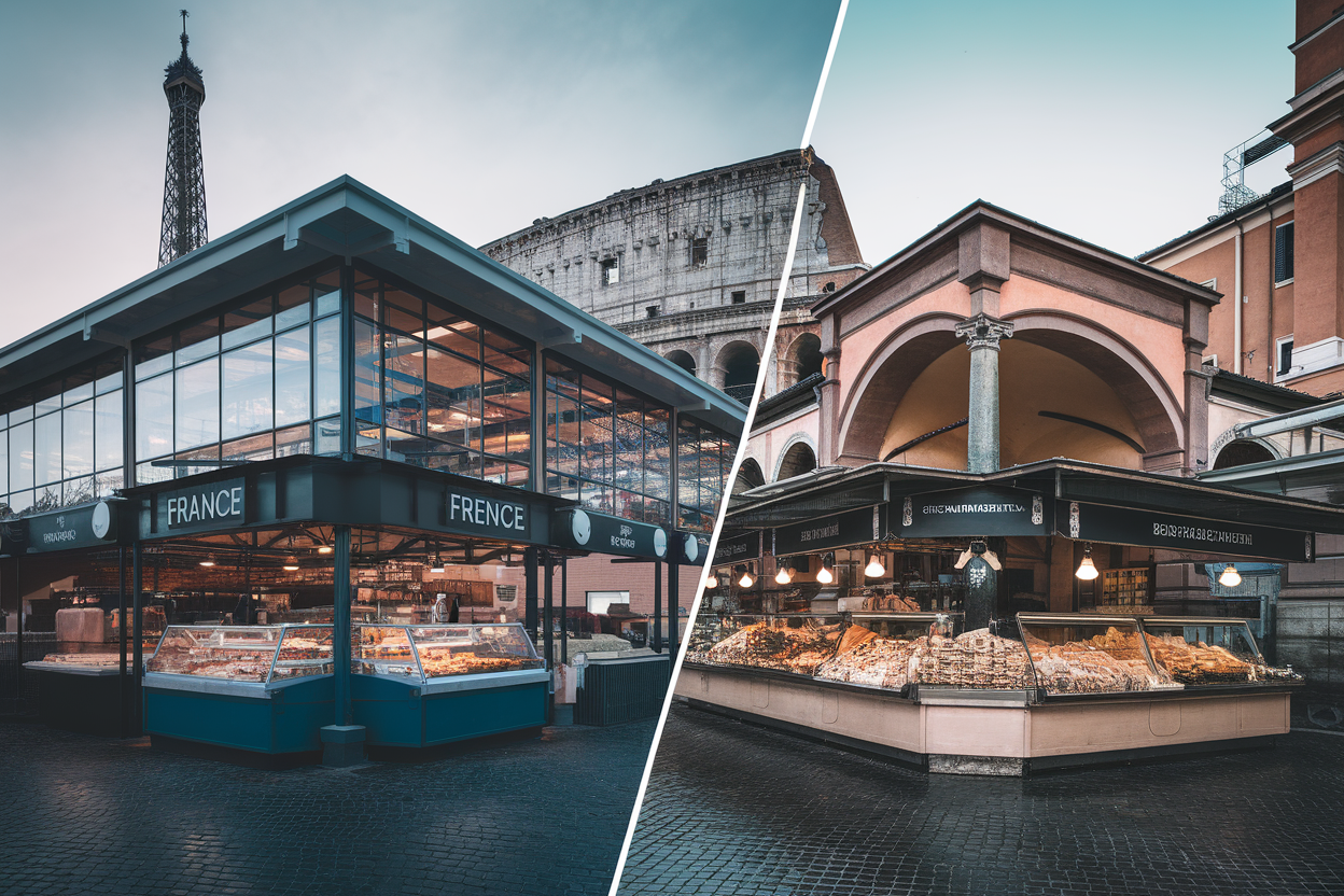 France, Italie: deux marchés comparables, des structures différentes
