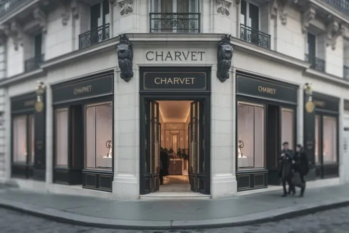 Devanture Charvet place Vendôme La boutique Charvet au 28 place Vendôme à Paris
