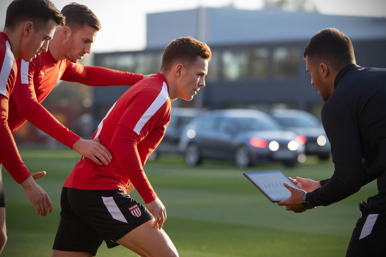 Takumi Minamino de retour à l’entraînement collectif avec Monaco