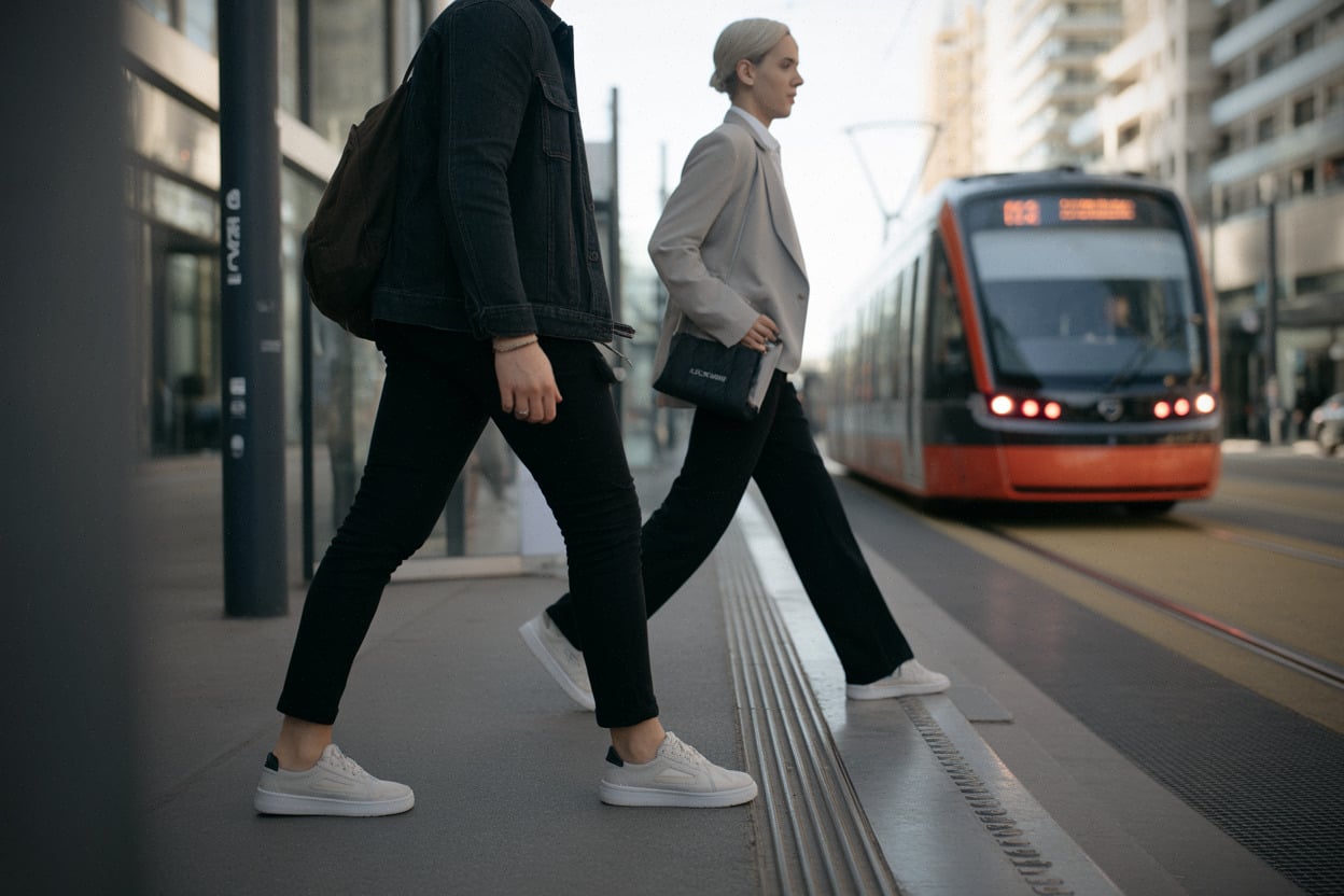 Port de la sneaker en ville, usage quotidien et style urbain