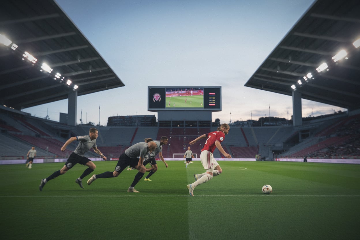 Transitions défensives de Monaco face aux attaques rapides de Zabrze
