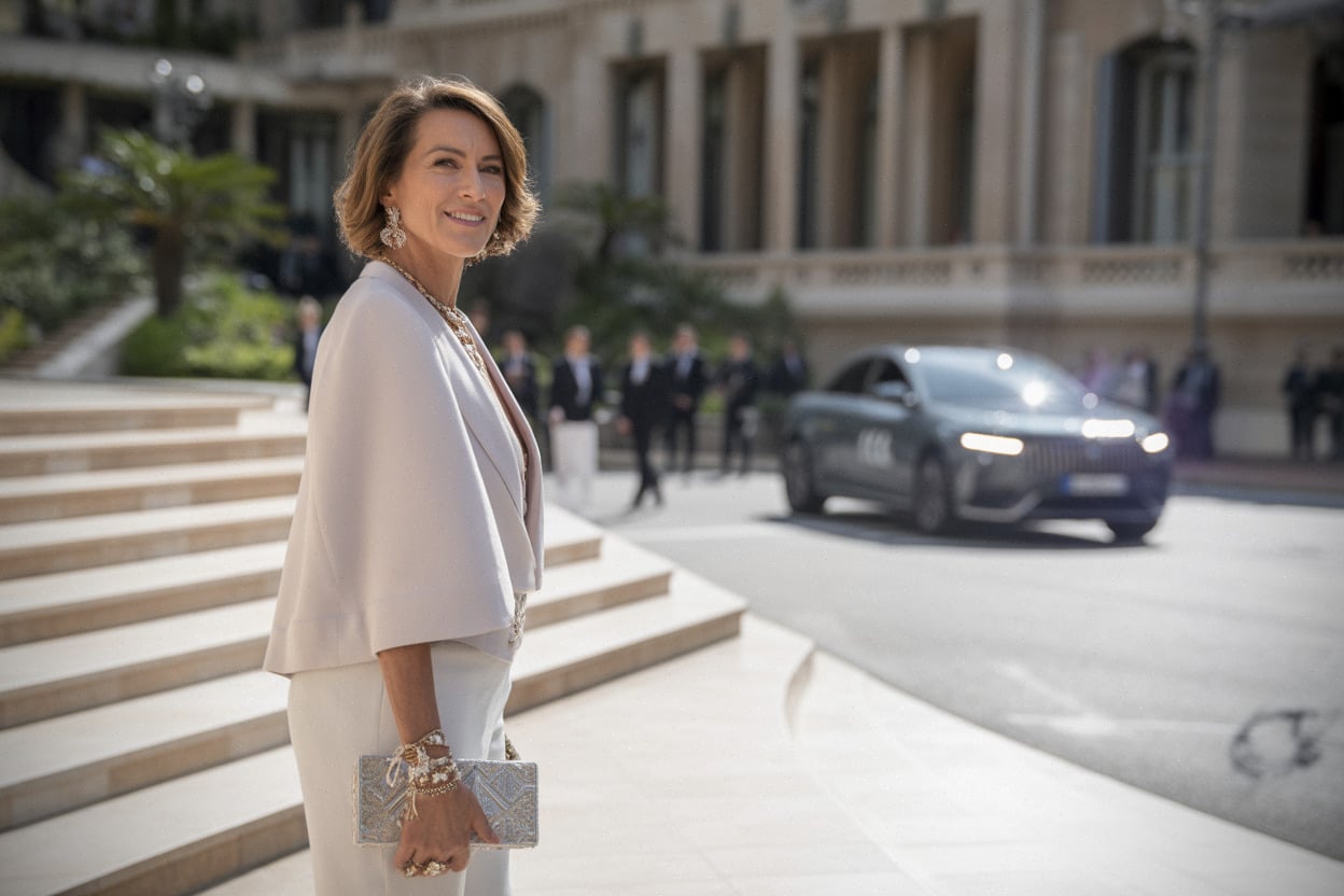 Interprétation protocolaire du bohème chic façon Caroline de Monaco