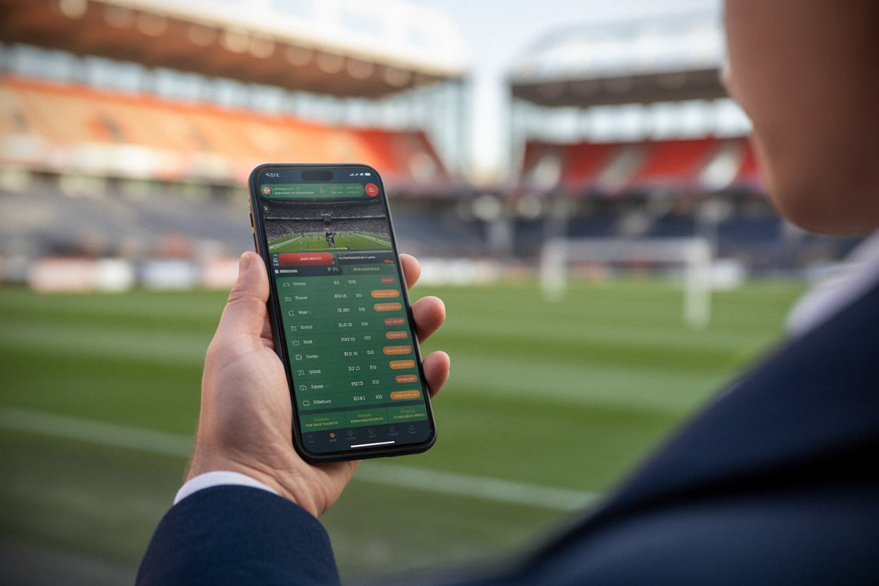 Cotes et pronostic Monaco-OM consultés sur smartphone avant le match
