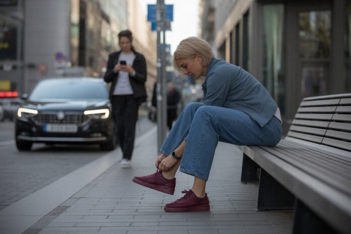3 baskets colorées mais sobres, rentrée 2026, adieu les baskets blanches, l'alternative chic qui rehausse tous les jeans