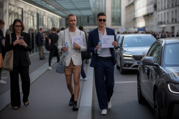 52ffb8f0f2f615a9 À Paris, la Fashion Week homme printemps-été 2027 s'impose malgré la canicule et un calendrier remanié