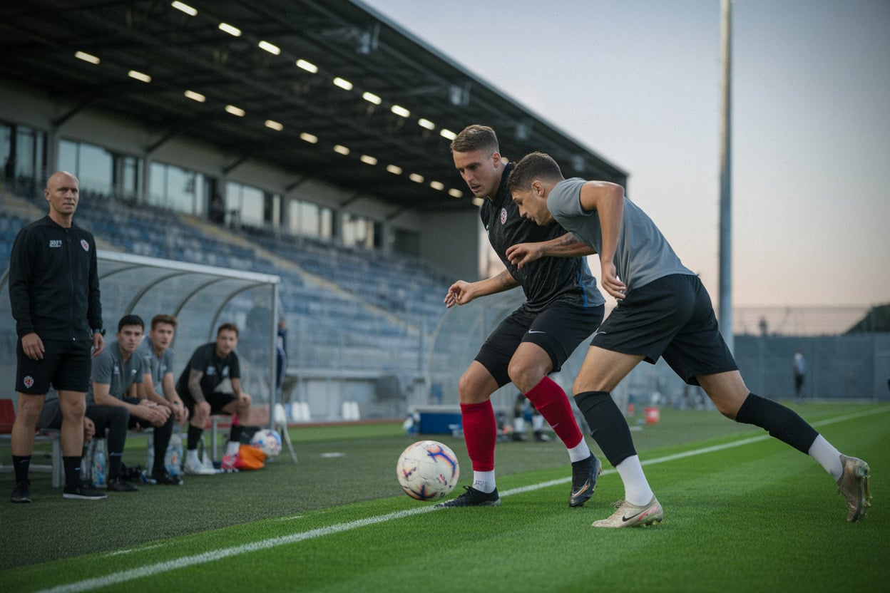 Duel Monaco Getafe en match amical de préparation