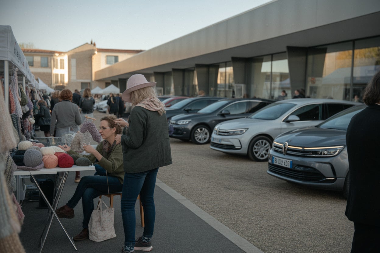 Festival du tricot à Grand-Angoulême, ateliers et stands de laine