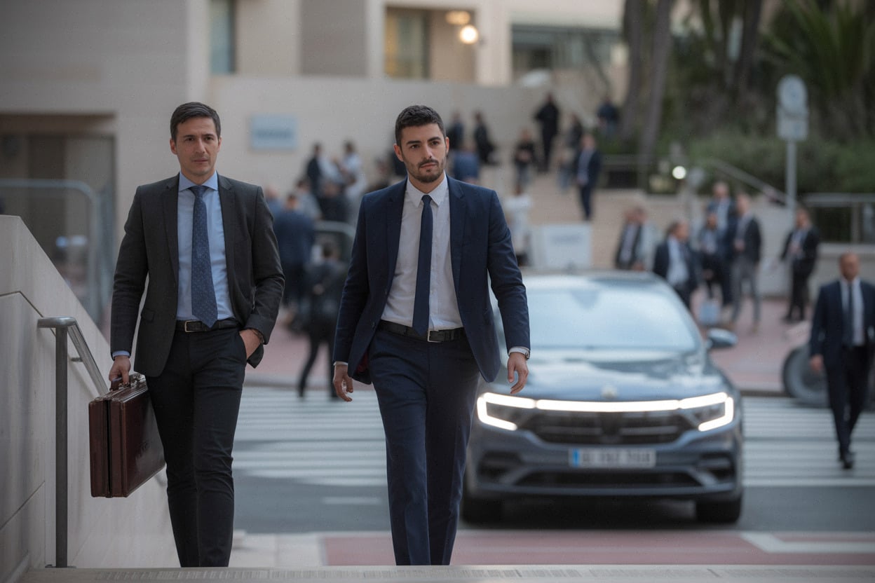 Tribunal de commerce de Monaco, audience liée au dossier AS Monaco Basket