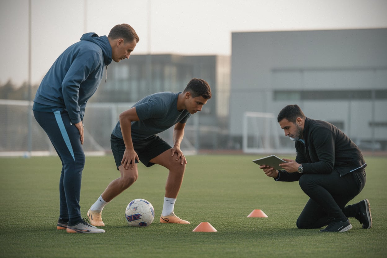 Séance d’entraînement à Monaco, accent sur la valorisation des jeunes